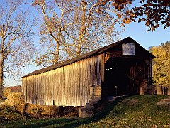 Mary's River Covered Bridge, Built 1854, near Chester, Illinois